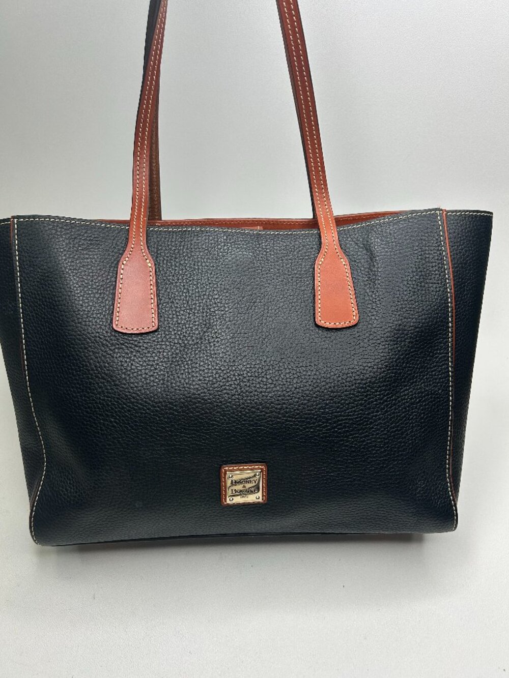 DOONEY & BOURKE Ashton Pebble Grain Leather Tote Bag - Black - $268